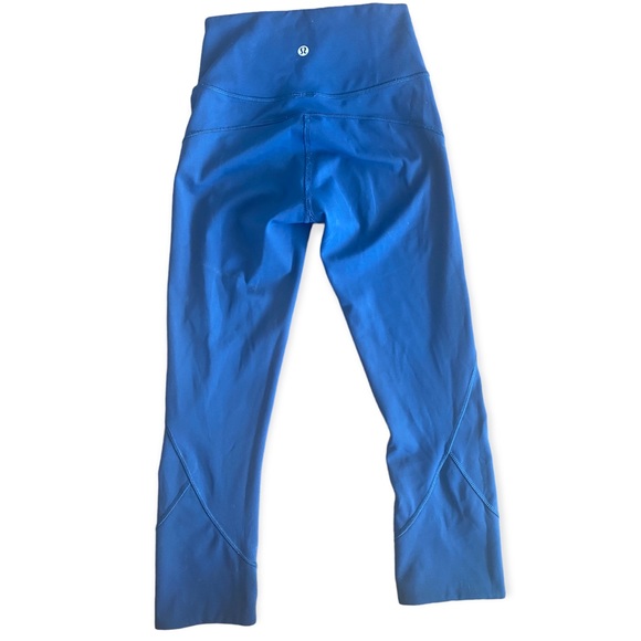 Lululemon In Movement Everlux Leggings Blue Size 2 - Picture 3 of 13